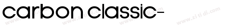 Carbon Classic字体转换